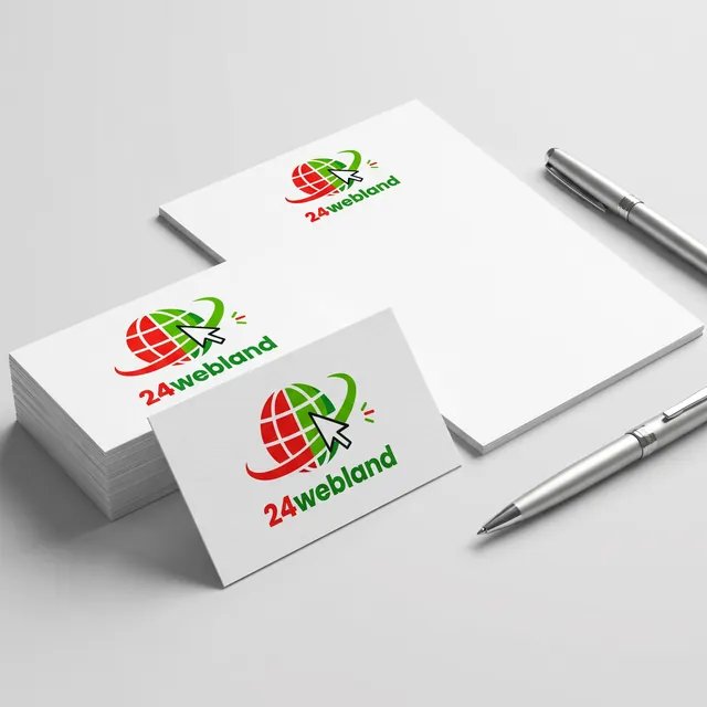 Ejemplo de manual de marca aplicado en tarjetas y papelería