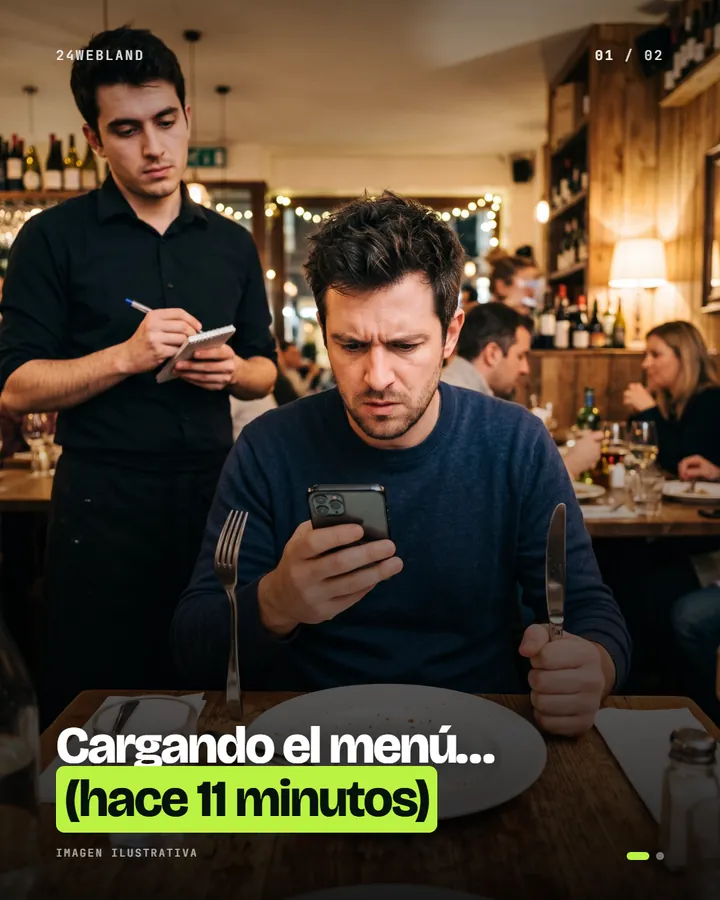 Cargando el menú (lámina 1 de 2)