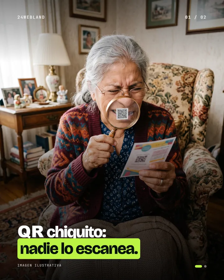 QR chiquito vs. QR grande con tu logo (lámina 1 de 2)