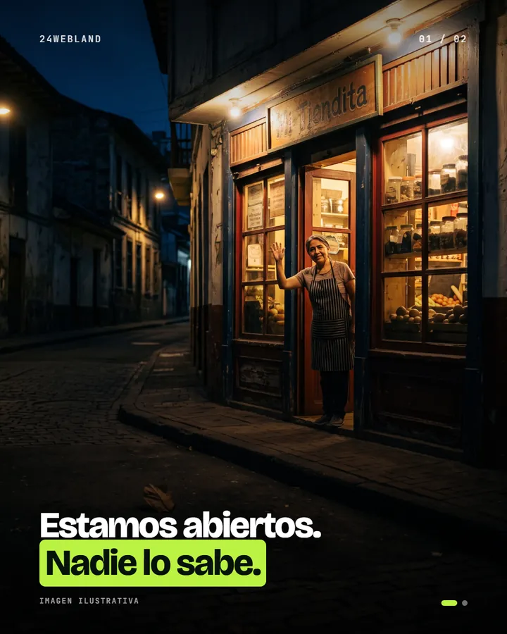 Estamos abiertos, nadie lo sabe (lámina 1 de 2)
